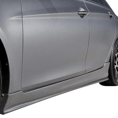 For Hyundai Sonata 11-14 Side Skirt Rocker Panels Racer Style Fiberglass Side Foto 1 de 4