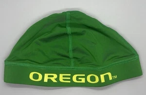 NEW Nike OREGON DUCKS PE Football Team Issued Green & Yellow Skull Cap One Size - Picture 1 of 5