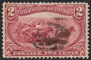 USA #286 2c. Landwirtschaft im Westen Ausgabe gebraucht extra fein - Bild 1 von 2