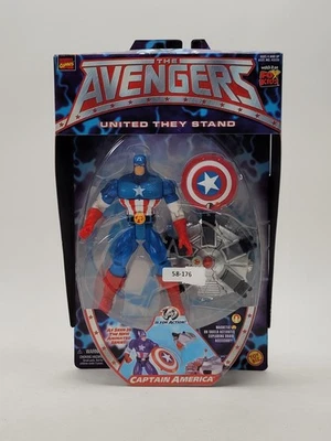 ToyBiz - Marvel The Avengers - Captain America Action Figure - 1999 - Image 1 of 4