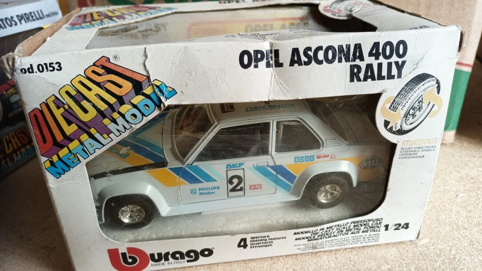 BBURAGO MADE IN ITALY OPEL ASCONA 400 RALLY - OTTIMO STATO  - 1.24 - Immagine 1 di 1