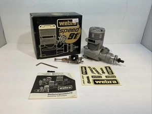 NEW WEBRA SPEED .91 #1037RC R/C NITRO/GLOW MODEL AIRPLANE ENGINE W/ DYNAMIX CARB - Picture 1 of 21