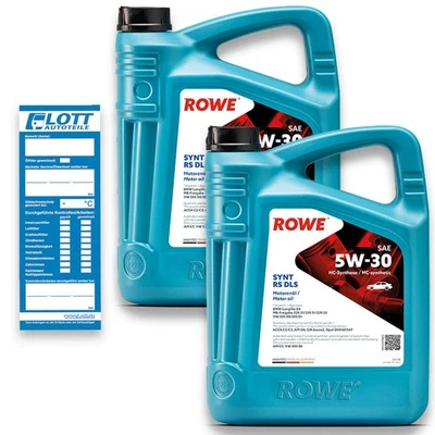 10L ROWE Motoröl Hightec Synt RS DLS 5W-30 BMW LL-04 MB 229.31 229.52 VW 505 00 - Bild 1 von 4