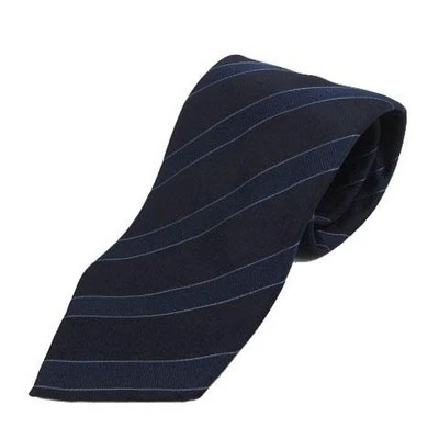 CELINE Tie Regimental Stripe Made in Italy 100% Silk Navy Blue Men's Accessories - Image 1 of 4