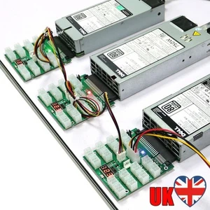 Carte de rupture d'alimentation ATX 16x 6 broches pour carte graphique Dell PSU BTC Mining - Photo 1/12