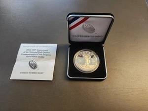 2016 National Park Service Proof Silver Dollar w/ COA - Picture 1 of 3