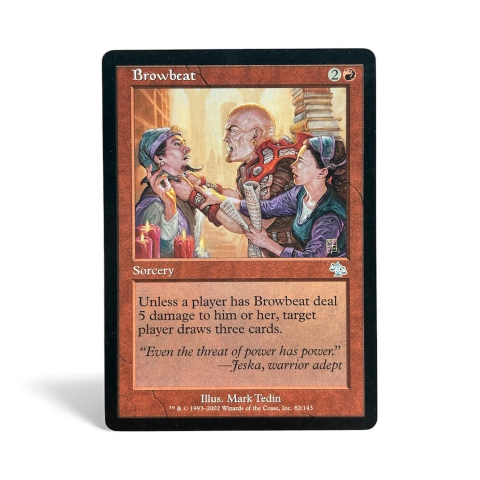 Browbeat Judgment Red Uncommon Light Play MTG Magic the Gathering - Image 1 of 1