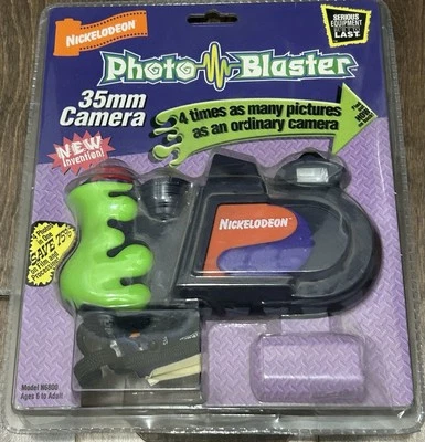 Open/Used RARE 1997 Nickelodeon Promo Photo Blaster Slime 35mm Film Camera N6800 - Image 1 of 4