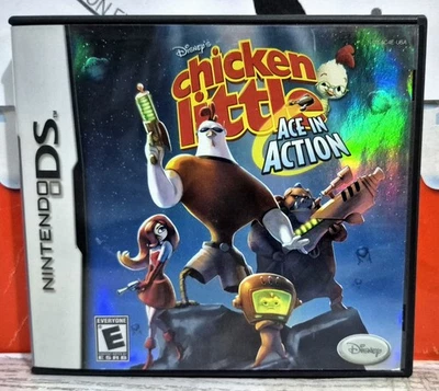 CHICKEN LITTLE ACE IN ACTION NINTENDO DS NDS 2DS 3DS MULTILINGUA CON ITALIANO, A - Immagine 1 di 4