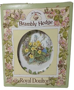 Royal Doulton Spring Plate Brambly Hedge Jill Barklem 1994 with Box 6.25 in SEE - Bild 1 von 10