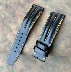 Genuine Cow skin Watch Strap Band Size 16 17 18 19 20 21 22 23 24 25 26mm - Picture 1 of 13