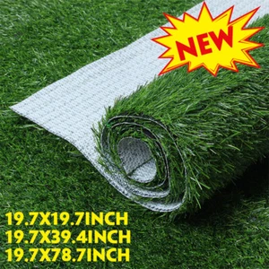 20mm Artificial Grass Carpet Green Fake Synthetic Garden Landscape Lawn Mat Turf - Picture 1 of 14