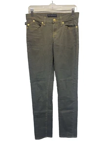 Rock & Republic Jeans Womens 6 Grey Gold Berlin Skinny Denim Low Rise 28X29 - Picture 1 of 6