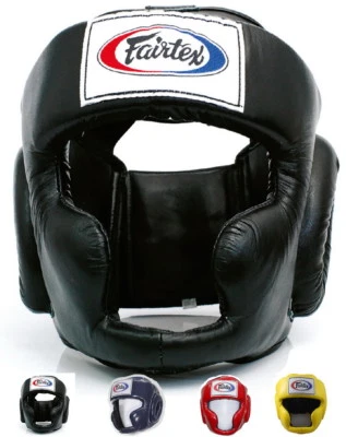 FAIRTEX HEADGUARD HG3 FULL COVERAGE STYLE HEAD GUARD MUAY THAI KICK BOXING NEW - Image 1 of 4