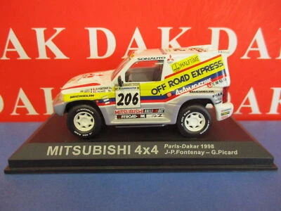 Die cast 1/43 Modellino Auto Mitsubishi Pajero 4x4 Paris Dakar 1998 HB - Immagine 1 di 4
