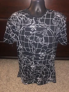 Hustle Gang 2X INCREDIBLE Graphic T-Shirt World All Over Print AOP - Picture 1 of 8