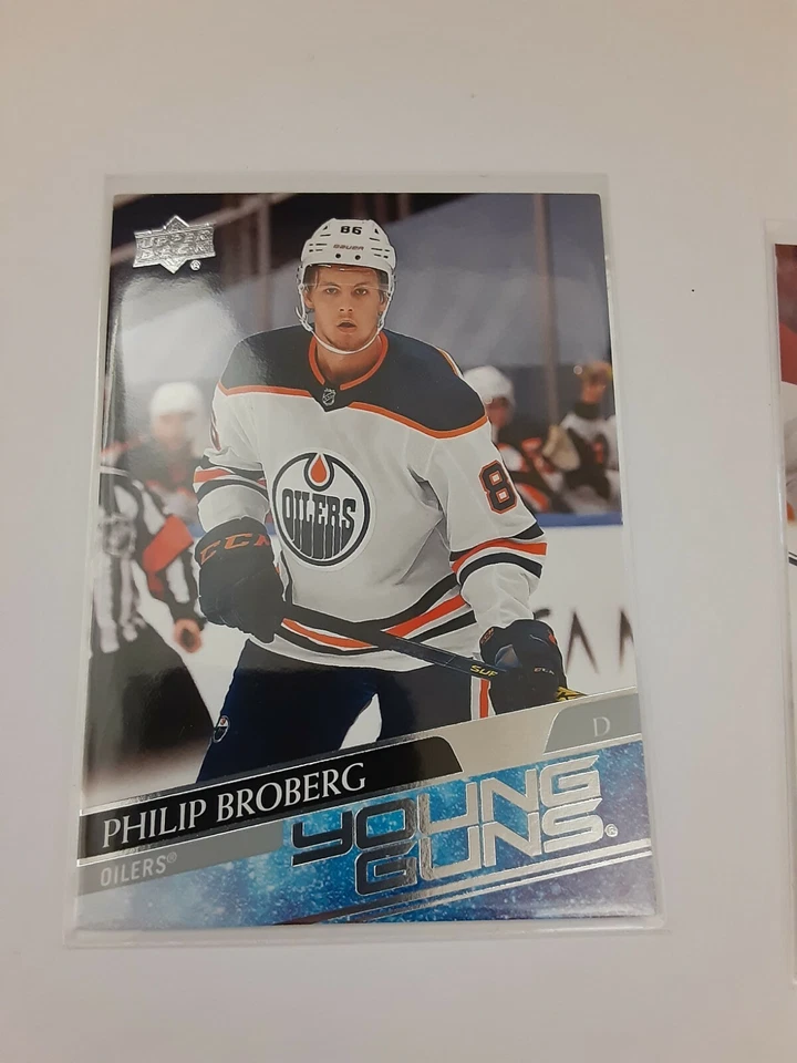 2020-21 Upper Deck Series 1 Young Guns Philip Broberg RC - Image 1 of 1