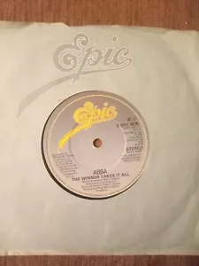 ABBA THE WINNER TAKES IT ALL OG 1980 EPIC 7" 45 S EPC 8835 - Picture 1 of 1