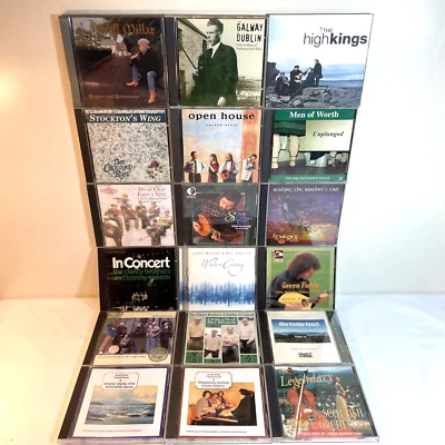 18 IRISH / SCOTTISH MUSIC ALBUMS (CD Lot) Celtic Scot Folk Country World Music Foto 1 de 4