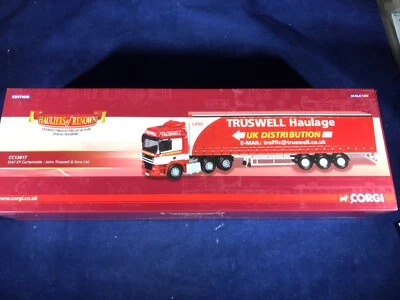 K-78 CORGI 1:50 SCALE DIE CAST TRUCK -CC13617 DAF CF CURTAINSIDE - JOHN TRUSWELL - Image 1 of 4