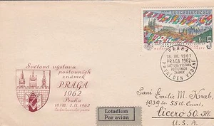 CZECHOSLOVAKIA 1962 FIRST DAY COVER / FLAGS - Picture 1 of 1