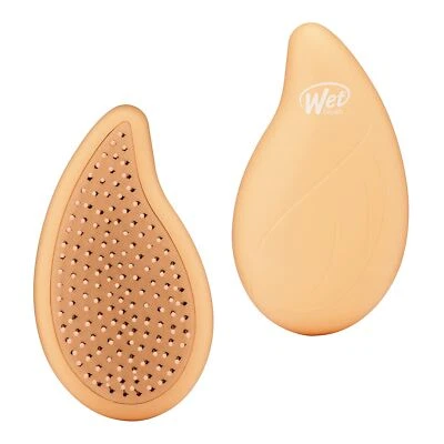 Wet Brush Go 绿色棕榈脱毛发刷注入椰子油 -... — 第 1/4 张图片