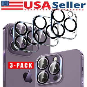 3 Pack For iPhone 14 13 12 11 Pro Max Tempered Glass Camera Lens Cover Protector - Picture 1 of 9