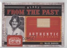 2010 Century Collection Blast from the Past Materials Bats /250 Wade Boggs HOF