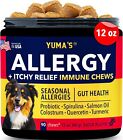 Dog Allergy Chews Itch Relief for Dog Anti Allergy Skin Made In USA Free Shippin