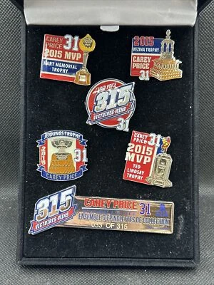 Juego de prendedores Carey Price 315 victorias/victoires edición limitada # 033/315 Foto 1 de 3