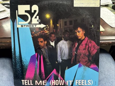 52nd Street TELL ME HOW IT FEELS 12" 1986 MCA 23623 DOWNTEMPO SOUL DJ PROMO - Image 1 of 2