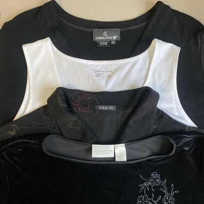 Lot Of 4! Women’s Size 2X Cardigan Tops Casual Career Tunic Elisabeth Velvet - Image 1 of 4