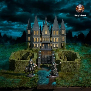 Department 56 Harry Potter Village Malfoy Manor, Hedge, Death Eater Collection - Picture 1 of 20