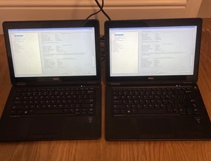 Lot of 2 Dell Latitude E7250 i7-5600u 8GB Ram No HDD - One Power Adapter - (A) - Picture 1 of 11