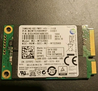 Samsung PM851 mSATA 256GB SSD - Image 1 of 2