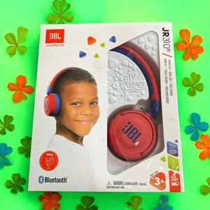 JBL JR310BT Cuffie auricolari Bluetooth wireless per bambini - Rosso - Foto 1 di 1