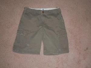 GAP MENS SIZE 34 CARGO SHORTS VINTAGE EARY 2000'S Y2K OLIVE GREEN - Picture 1 of 6