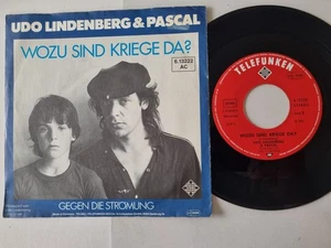 Udo Lindenberg & Pascal - Wozu sind Kriege da? 7'' Vinyl Germany - Picture 1 of 5