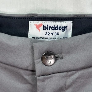 Pantalones Birddogs Para Hombre 32 x 34 Gris Elastizado Chino Golf Rendimiento Bolsillo con Cremallera - Imagen 1 de 11