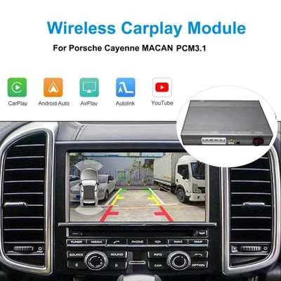 Reequipamiento automático inalámbrico CarPlay Android para Porsche 911 10-15 Macan 14-16 PCM 3.1 Foto 1 de 4