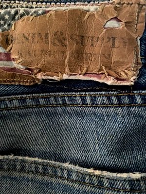 Jeans Denim & Supply Ralph Lauren para hombre etiqueta 32X34 holgados desgastados calce ajustado Foto 1 de 4