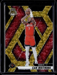 2024-25 Mosaic Basketball #171 Cam Whitmore Nero Oro Disco Prizm 3/3! - Foto 1 di 2