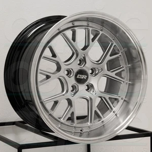 One 19x10.5 ESR CS11 5x114.3 22 Hyper Silver Wheel Rim 72.56 - Picture 1 of 6