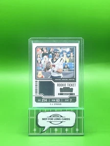 Rare 2023 Panini Contenders CJ Stroud Rookie Ticket Patch Houston Texans RC - Picture 1 of 2