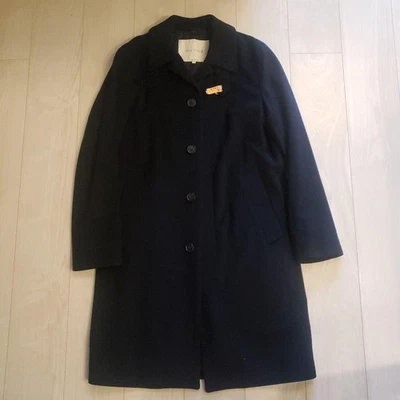 Abrigo de lana Mackintosh Dunkeld azul marino talla S Foto 1 de 4