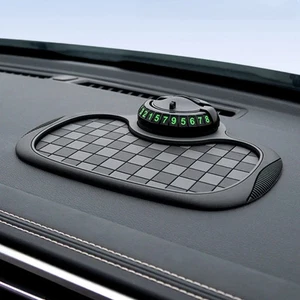 Multifunction Car Dashboard Anti-Slip Mat Auto Phone Holder & Parking Number - Afbeelding 1 van 8