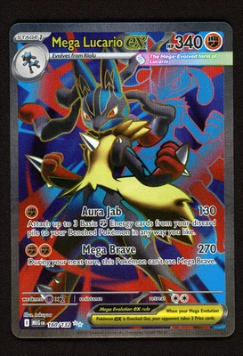 Mega Lucario ex 160/132 Ultra Rare - Pokemon Mega Evolution Base Set - NM - Image 1 of 2