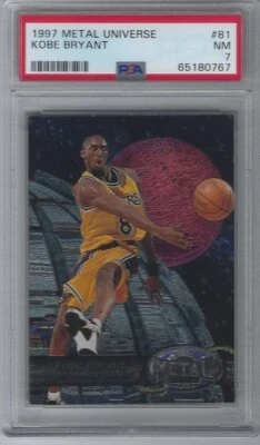 1997 Metal Universe No 81 Kobe Bryant PSA 7 NM - Image 1 of 2