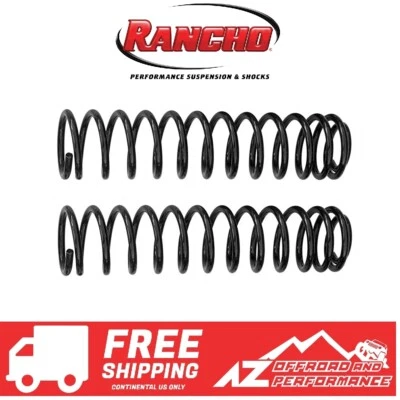 Rancho 3.5" Front Coil Springs For 18-23 Jeep Wrangler SPORT SAHARA JLU 4 Door - Image 1 of 3