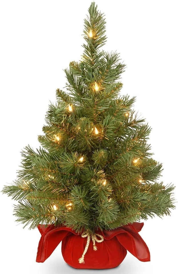 National Tree Company Artificial Mini 2 Ft Christmas Tree - Pre-Lit - UNOPENED - Image 1 of 4